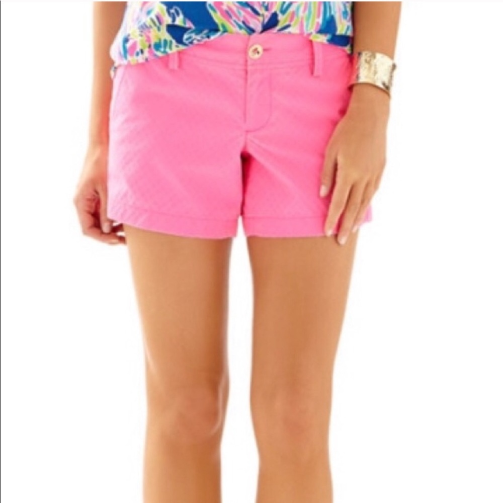 Lilly Pulitzer pink Callahan shorts